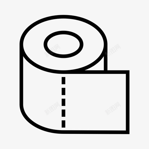 卫生纸清洁剂纸巾图标svg_新图网 https://ixintu.com 卫生纸 清洁剂 纸巾