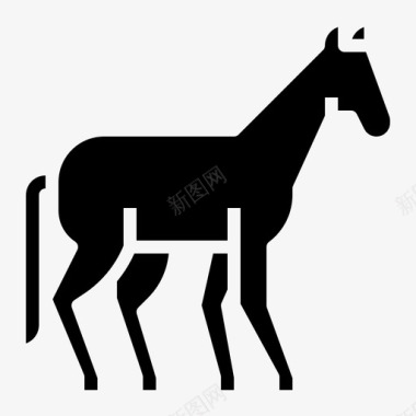 马动物骑马图标图标