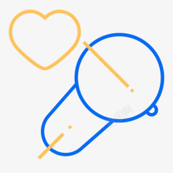 连麦icon连麦互动高清图片