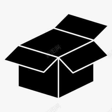 箱子货物集装箱图标图标