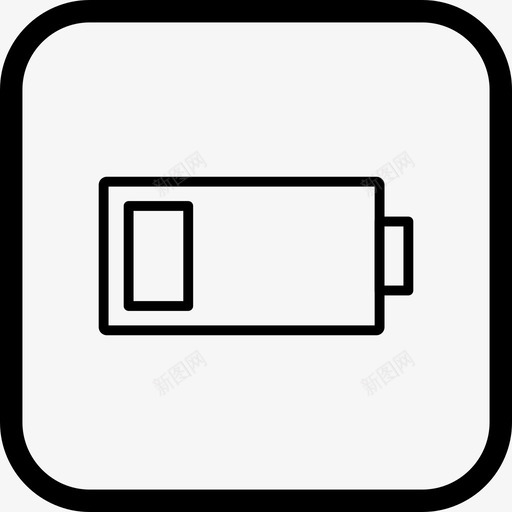 低电量充电状态图标svg_新图网 https://ixintu.com 低电量 充电 状态 通用