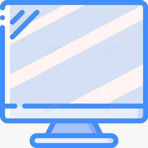 显示器计算机硬件28蓝色图标svg_新图网 https://ixintu.com 显示器 硬件 蓝色 计算机