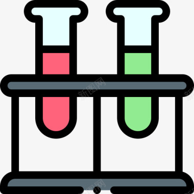 化学药物23线性颜色图标图标