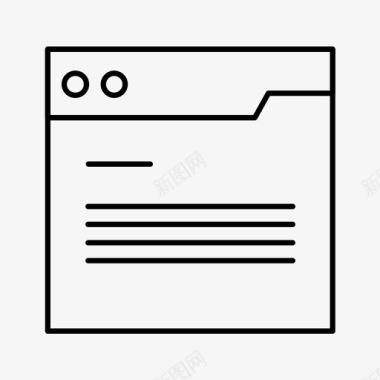 浏览器文件夹模板图标图标