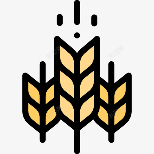 小麦啤酒49线性颜色图标svg_新图网 https://ixintu.com 啤酒49 小麦 线性颜色