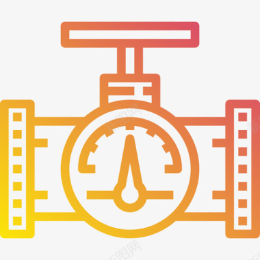 压力表能量45梯度图标图标