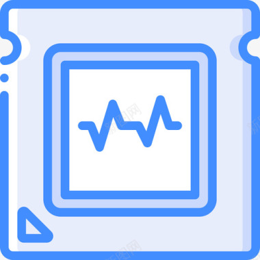 Cpu计算机硬件28蓝色图标图标