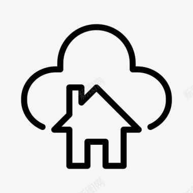 云家园房产房子图标图标
