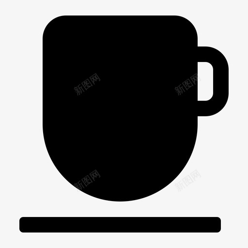 咖啡杯子饮料图标svg_新图网 https://ixintu.com 办公室 咖啡 杯子 热咖啡 茶 饮料 马克杯