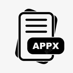 APPxappx文件扩展名文件格式文件类型集合图标包高清图片