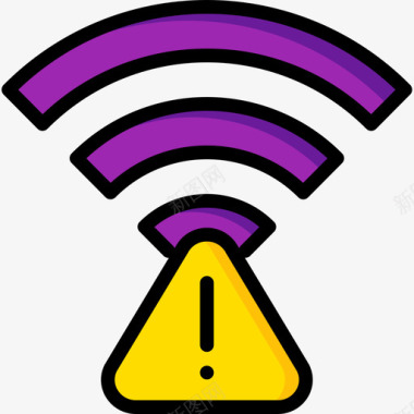 Wifi移动接口5线性颜色图标图标