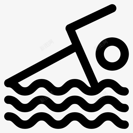 自由泳活动运动员图标svg_新图网 https://ixintu.com 泳道 活动 游泳者 自由泳 运动员