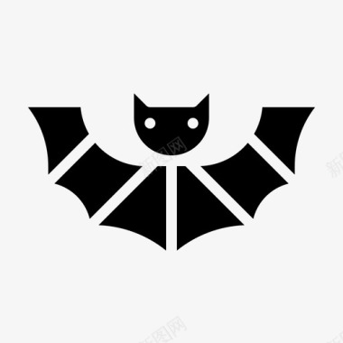 蝙蝠动物吸血鬼图标图标