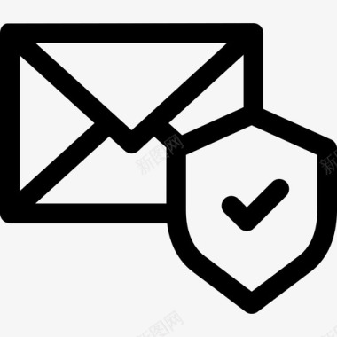 邮件保护安全10直邮图标图标