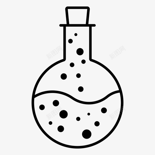 药剂烧瓶惠普图标svg_新图网 https://ixintu.com 万圣节 惠普 毒药 烧瓶 药剂 药水