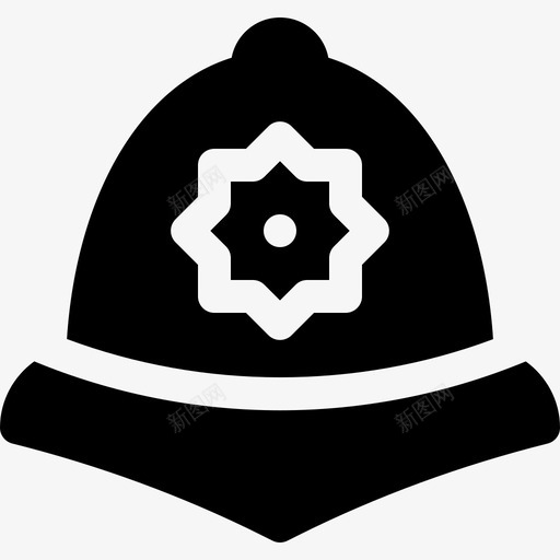 警察帽英格兰19填充图标svg_新图网 https://ixintu.com 填充 英格兰 警察