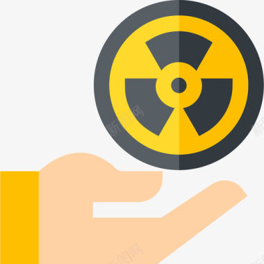 核能核能16平坦图标图标