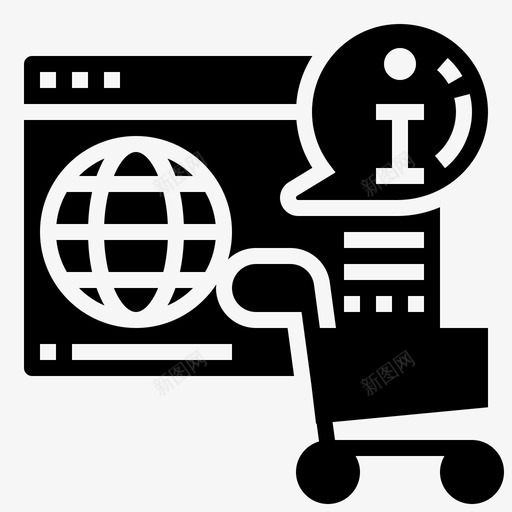 信息联系人在线图标svg_新图网 https://ixintu.com MarketplaceGlyph1 online 信息 在线 支持 联系人 购物