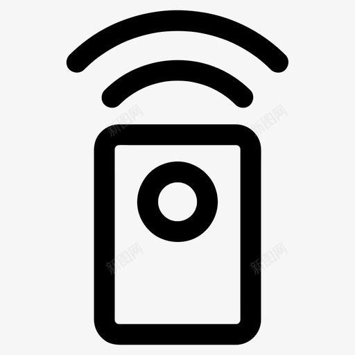 遥控器设备电子图标svg_新图网 https://ixintu.com 信号 无线 无线电 电子 设备 遥控器 配件