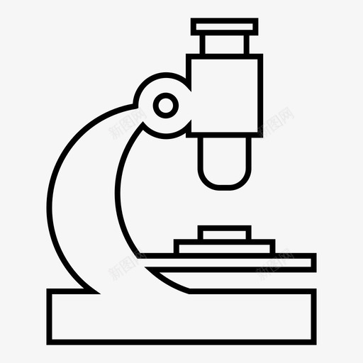 显微镜实验实验室图标svg_新图网 https://ixintu.com 医学 医学科 实验 实验室 显微镜 科学