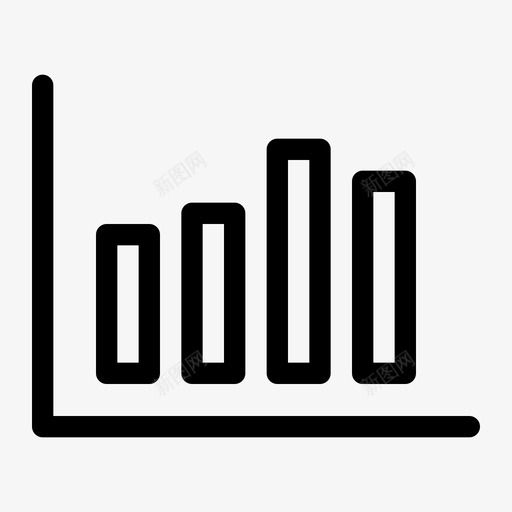图表条形图商业图标svg_新图网 https://ixintu.com 商业 图表 学校 展示 条形图