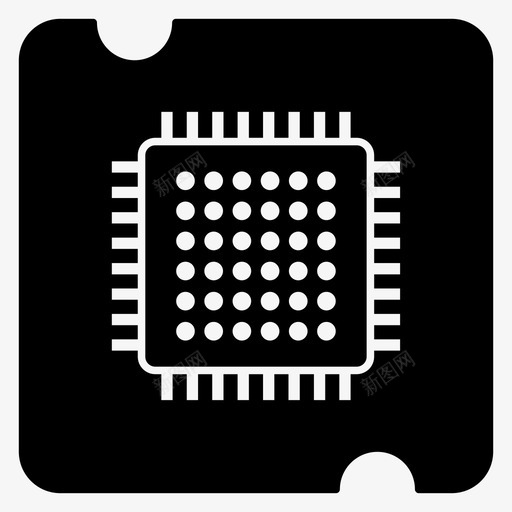 cpu插座中央处理器计算机芯片图标svg_新图网 https://ixintu.com cpu 中央处理器 图标 字形 微处理器 插座 硬件 芯片 计算机