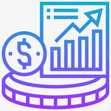 收入会计22梯度图标图标