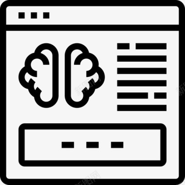 网站教育212线性图标图标