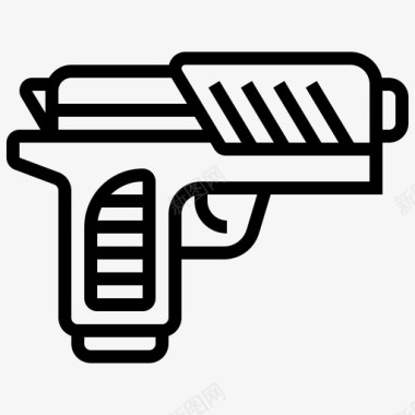 枪手枪暴力图标图标
