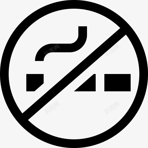禁止吸烟航空27已满图标svg_新图网 https://ixintu.com 吸烟 已满 禁止 航空