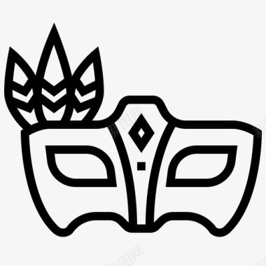 化妆舞会图标图标