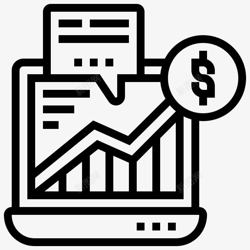 保证金股票投资9线性图标svg_新图网 https://ixintu.com 保证金 线性 股票投资9