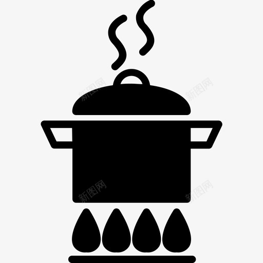 煮熟烹饪食物图标svg_新图网 https://ixintu.com 固体 图标 烹饪 煮熟 食物