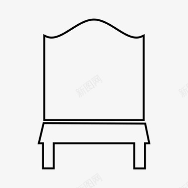 椅子长凳班级图标图标