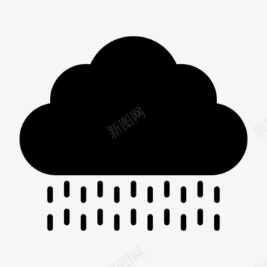 雨季季节潮湿图标图标