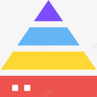 金字塔图统计图和图表2平面图图标图标