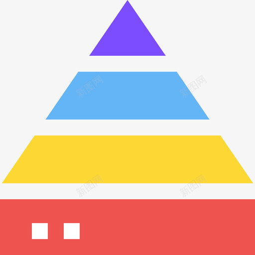 金字塔图统计图和图表2平面图图标svg_新图网 https://ixintu.com 图表 平面图 统计 金字塔