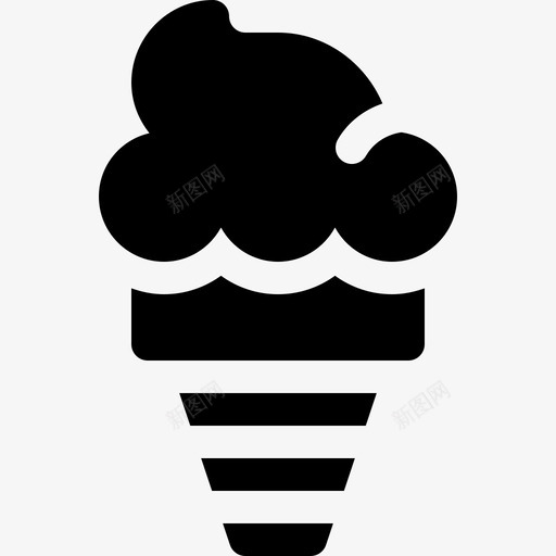冰淇淋甜点和糖果11填充图标svg_新图网 https://ixintu.com 冰淇淋 填充 甜点 糖果