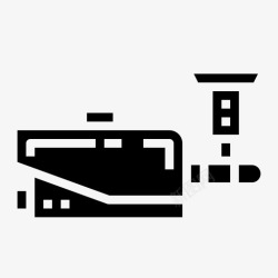 加油技术闭路电视摄像头安全系统图标高清图片
