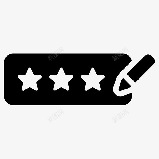 回顾反馈评分图标svg_新图网 https://ixintu.com 反馈 回顾 满意 评分