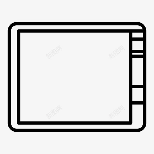 平板电脑苹果屏幕图标svg_新图网 https://ixintu.com 屏幕 平板电脑 苹果 触摸屏