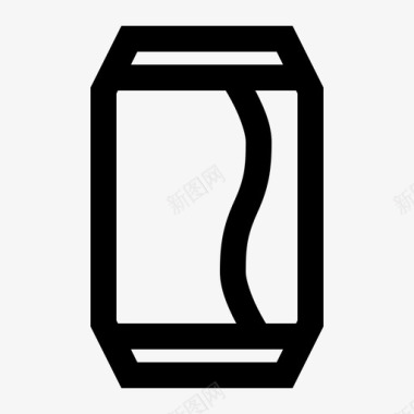 苏打水罐装饮料图标图标