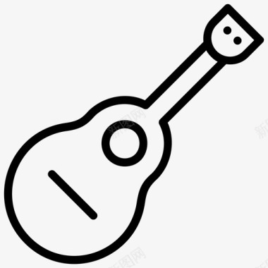 吉他原声吉他墨西哥乐器图标图标