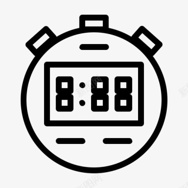 秒表计时器比赛图标图标