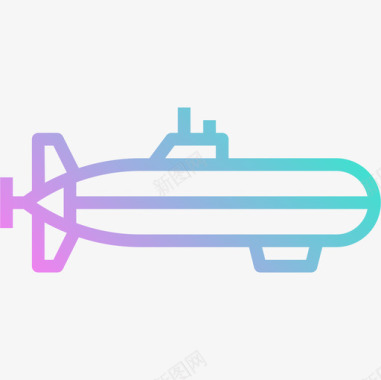 潜艇军用31梯度图标图标