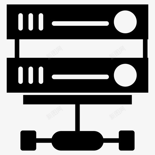 数据库数据中心大型机图标svg_新图网 https://ixintu.com 大型机 存储 数据中心 数据库 服务器 标志 标志符 符号