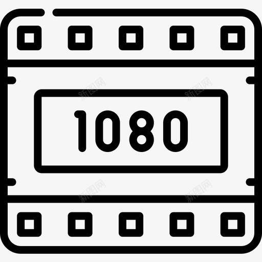 1080音视频15线性图标svg_新图网 https://ixintu.com 1080 线性 音视频