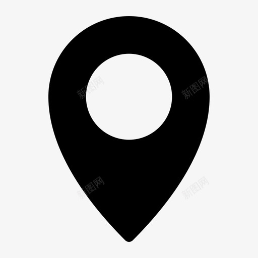 地图别针地址位置图标svg_新图网 https://ixintu.com 位置 别针 地图 地址 导航 旅行