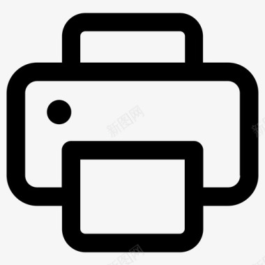 打印机喷墨打印机激光打印机图标图标