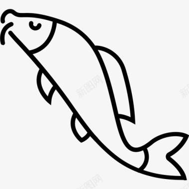 鲑鱼鱼类淡水图标图标
